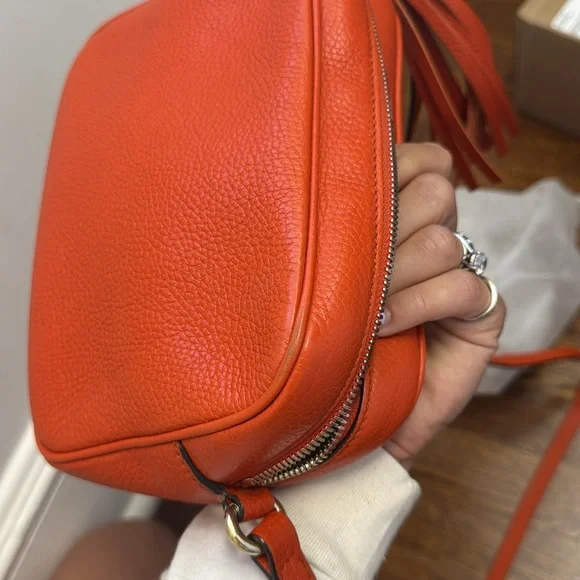Gucci Orange Cross Body Disco Bag - Picture 6 of 6